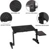 Bosonshop Foldable Aluminum Laptop Desk Adjustable Portable Laptop Table Stand with Mouse Pad Ergonomic Desk for Bed and Sofa (No Cooling Fan) - 1