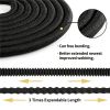 1pc High Pressure Thickened Car Washing Hose; Garden Water Pipe Metal Water Gun Nozzle; Retractable Water Hose Car Washing Tool Set - 50FT-15m Extend