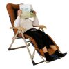 67x22in Chaise Lounger Cushion Recliner Rocking Chair Sofa Mat Deck Chair Cushion - Coffee