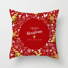 Christmas Household Pillow Cushion Pillowcase (Option: DRD210 15-45x45cm)