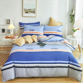 Cotton Single And Double Student Dormitory Three Piece Quilt Cover (Option: Versailles-single 3piece set160X210)