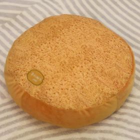 Hamburger Pillow Cushion Bed Backrest (Option: Particle Bread-Size See Details)