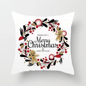Christmas Household Pillow Cushion Pillowcase (Option: DRD210 20-45x45cm)