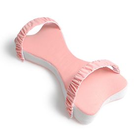 Dual-purpose Knee Pillow Sleep Footrest Cushion Pregnant Women Side Sleeping Memory Foam Leg Lock Pillow (Option: Pink-53 √ó 23 √ó 8cm)