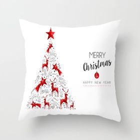 Christmas Household Pillow Cushion Pillowcase (Option: DRD210 10-45x45cm)