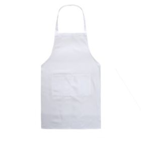 Fashion Home Kitchen Thickened Apron (Option: White-58X73cm)