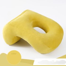 Office Artifact New Multi-functional Afternoon Nap Pillow (Option: Lemon Yellow-32x22x13cm)