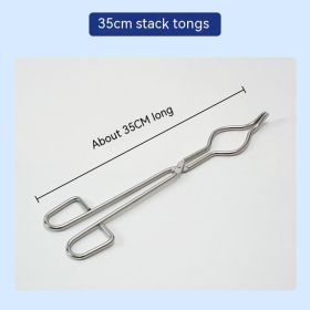 Thick Stainless Steel Crucible Pliers (Option: 35CM)