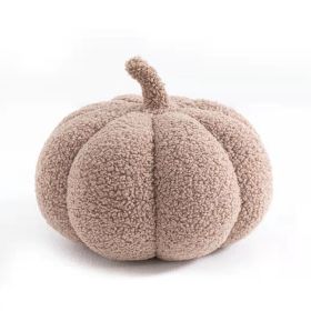 Simple Small Pumpkin Pillow Cute Sofa Cushion (Option: Light Khaki-18cm)