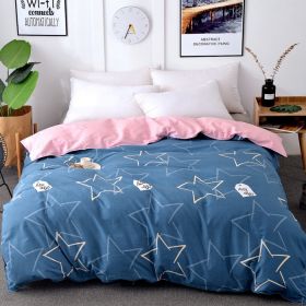 Quilt Cover Single Wholesale Pure Cotton Single Double Student Dormitory Three-piece Set (Option: Shining star-Double Quilt Cover 220x 240cm)