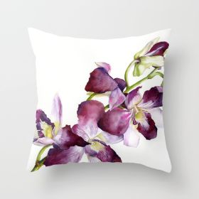 Fashion Simple Flower Pillow Cover (Option: DRD45 3-45x45cm)