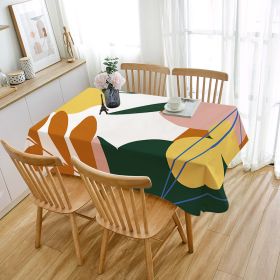 Atmosphere Soft Tablecloth Wash-free Waterproof And Oil-proof (Option: ZBQ87003-70X70CM)