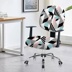 Chair Cover Office Computer Armrest (Option: Geometry-45x 45cm)