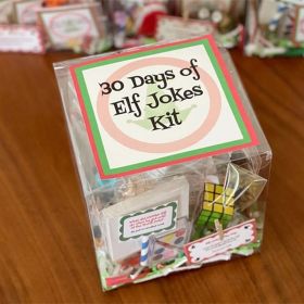 Christmas Advent Elf Magical Gift Set (Option: 30 Days-12x12cm)