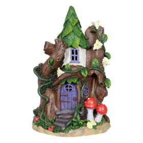 Elf Fairy Door Fairy Tale Door Courtyard Wooden Decoration Ornaments (Option: 4 Style-Flat)