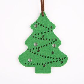 Christmas Gingerbread Man Felt Pendant (Option: Style 5)