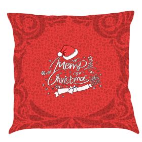 Christmas Car Pillow Cushion Gift (Option: Q-45x 45 Linen Pillowcase)