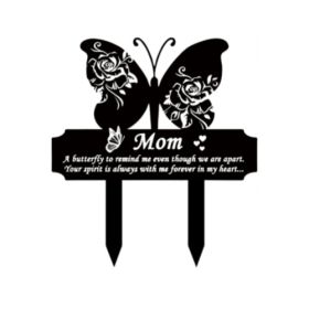 Cemetery Pile Relatives Parents Memorial Pile Waterproof Acrylic Garden Decoration (Option: YGD001015)