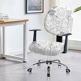 Chair Cover Office Computer Armrest (Option: Bird-45x 45cm)