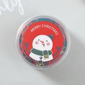 Creative Round Barrel Christmas Clip (Option: Clip)