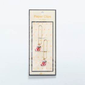 Creative Santa Claus Bookmark Elk Bell Golden Clip (Option: Christmas Socks SQ5006)