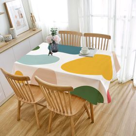 Atmosphere Soft Tablecloth Wash-free Waterproof And Oil-proof (Option: ZBQ87007-90x140cm)