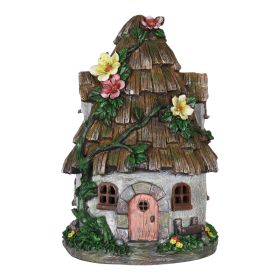 Elf Fairy Door Fairy Tale Door Courtyard Wooden Decoration Ornaments (Option: 5 Style-Flat)