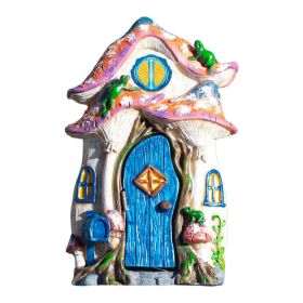 Elf Fairy Door Fairy Tale Door Courtyard Wooden Decoration Ornaments (Option: 2 Style-Flat)