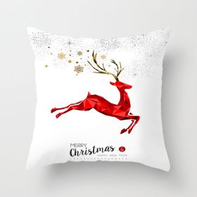 Christmas Household Pillow Cushion Pillowcase (Option: DRD210 8-45x45cm)