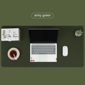 Mouse Pad Large Computer Desk Pad (Option: 800X400mm-Army Green)