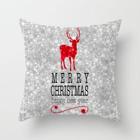 Christmas Household Pillow Cushion Pillowcase (Option: DRD210 17-45x45cm)