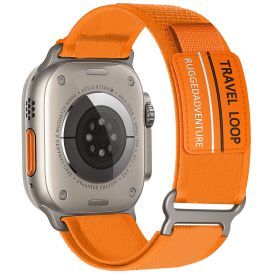 Wild Path Modified Two Section Wild Path Watch Strap (Option: Orange-49or45or44or42mmMedium)