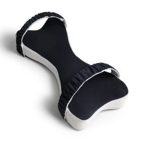 Dual-purpose Knee Pillow Sleep Footrest Cushion Pregnant Women Side Sleeping Memory Foam Leg Lock Pillow (Option: Navy Blue-53 √ó 23 √ó 8cm)