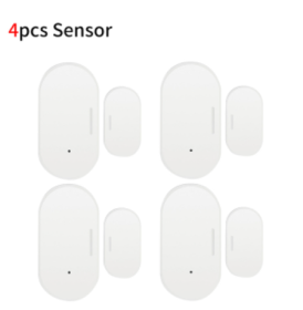 Doodle Smart Zigbee Door Sensor (Option: White-4PCS)