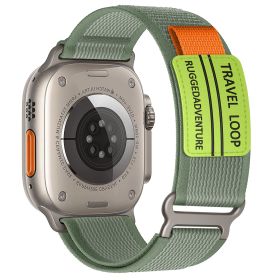 Wild Path Modified Two Section Wild Path Watch Strap (Option: Green-41or40or38mm)