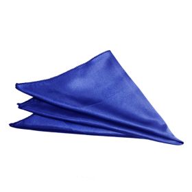 Wedding Party Banquet On-site Decoration Polyester Segment Cloth Napkin (Option: Sapphire Blue-29cmx29cm)