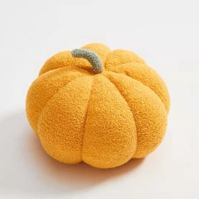 Simple Small Pumpkin Pillow Cute Sofa Cushion (Option: Yellow-28cm)