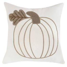 Pumpkin Embroidered Halloween Pillow Cover Lumbar Support (Option: Pumpkin 5-45 √ó 45cm-Without pillow core)
