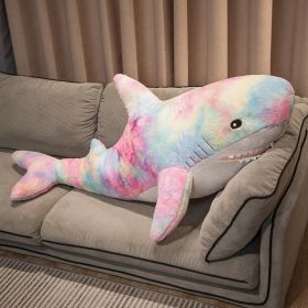 Cartoon Colorful Shark Plush Toy (Option: Shark-60cm)